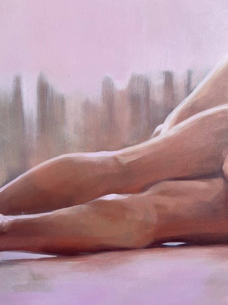 Pink Morning Oil Painting (2023) Igor Shulman