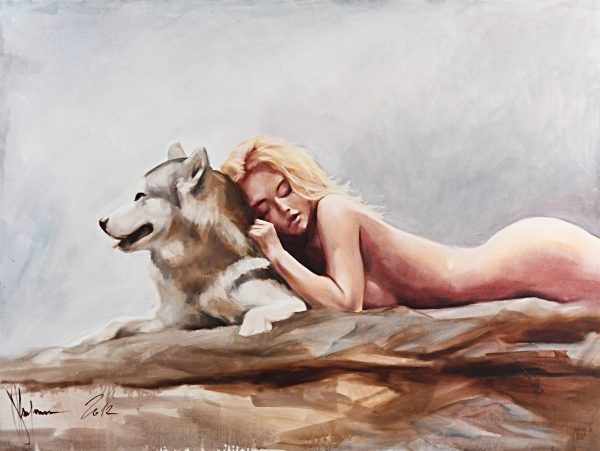 Nude #483 Oil painting (2012) alt.name Přátelé by Igor Shulman