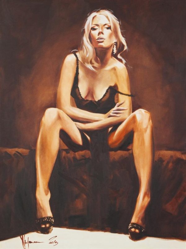 Nude #461 Oil Painting (2013) alt.name Sedící by Igor Shulman