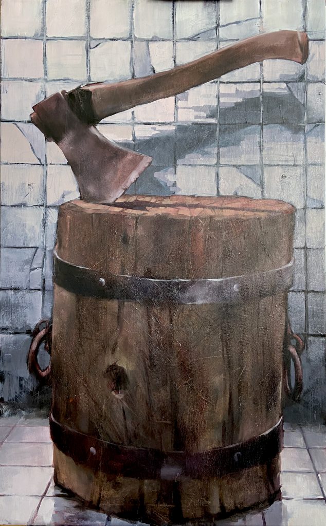 Retribution Oil Painting (2023) Igor Shulman Artist