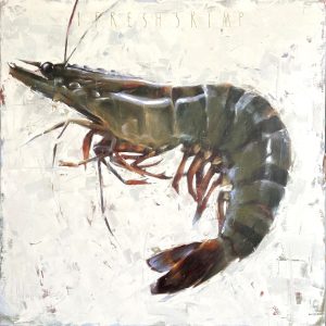 1 Fresh Shrimp Oil Painting (2023) Igor Shulman