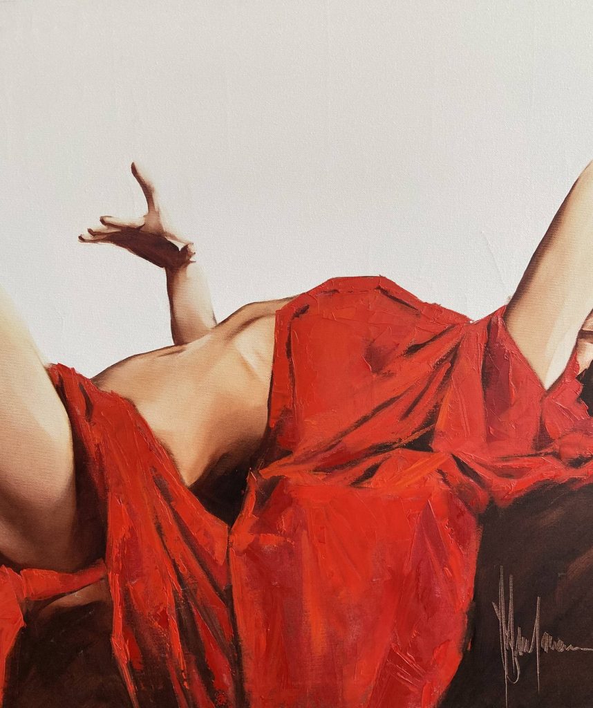 After Party #77. Nataly in Red (2021) Igor Shulman Painter