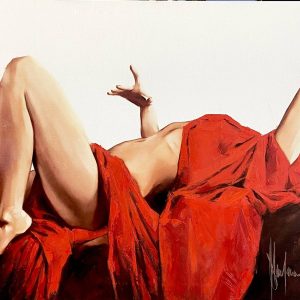 After Party #77. Nataly in Red (2021) Igor Shulman Painter