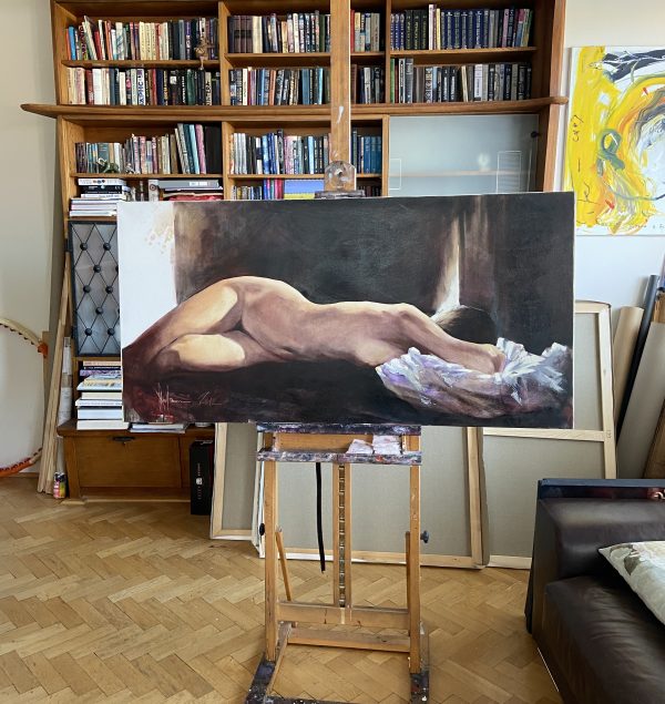 Nude #118 Oil Painting (2012) Igor Shulman - studio