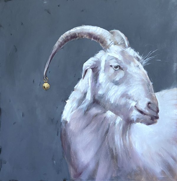 Portrait of a Goat with a Jingle Bell (2023) Igor Shulman Artist