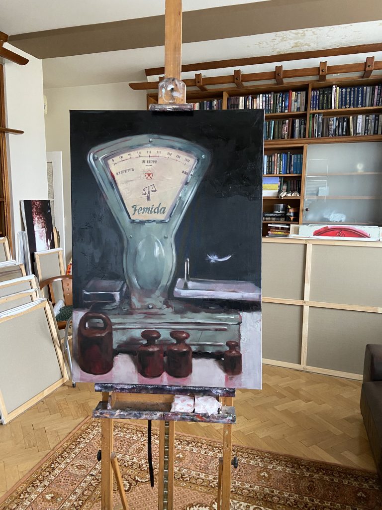 Femida Oil Painting (2023) Igor Shulman