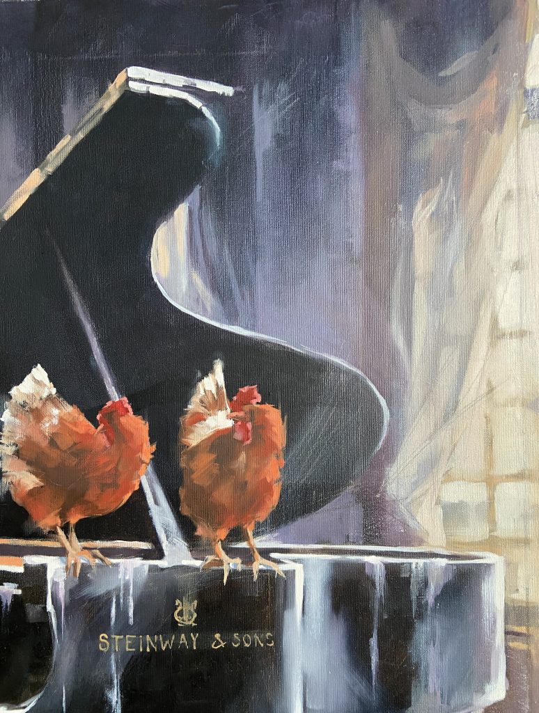 Unwritten Music Oil Painting (2023) Igor Shulman