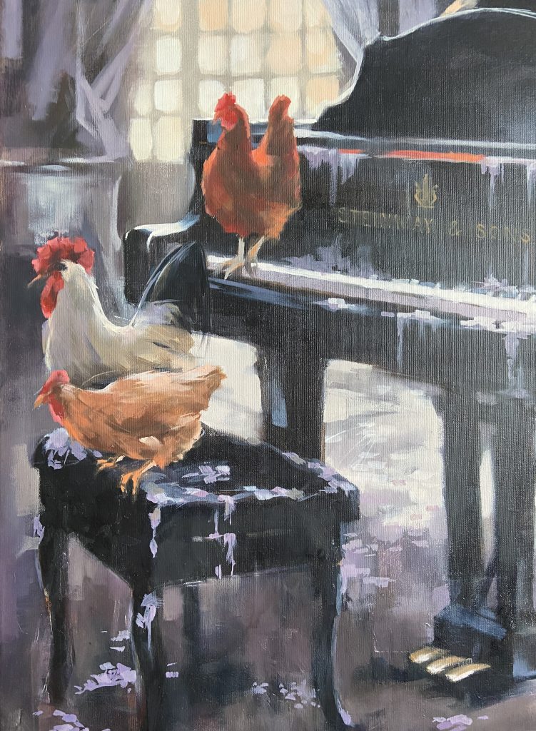Unwritten Music Oil Painting (2023) Igor Shulman