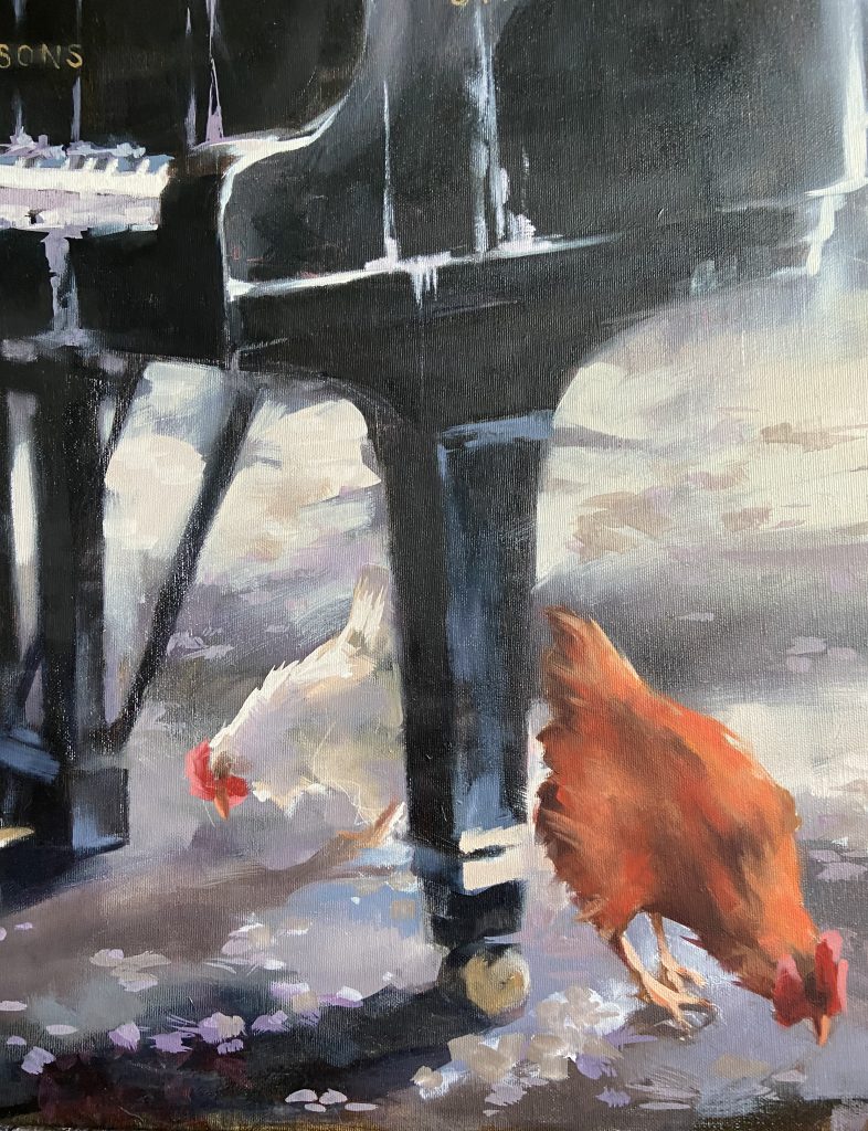 Unwritten Music Oil Painting (2023) Igor Shulman