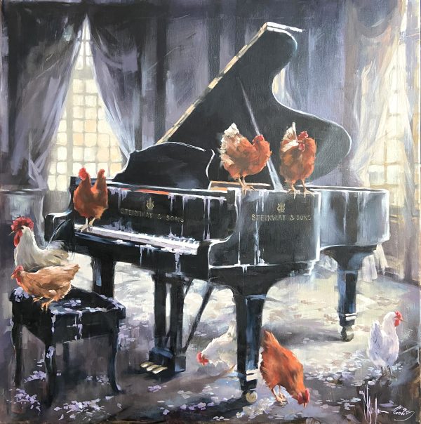 Unwritten Music Oil Painting (2023) Igor Shulman