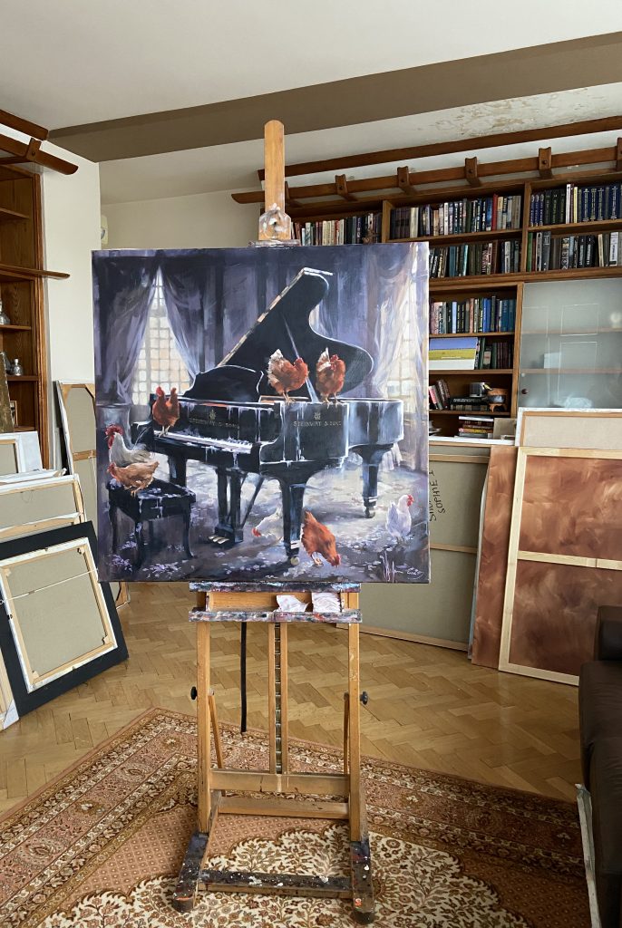 Unwritten Music Oil Painting (2023) Igor Shulman
