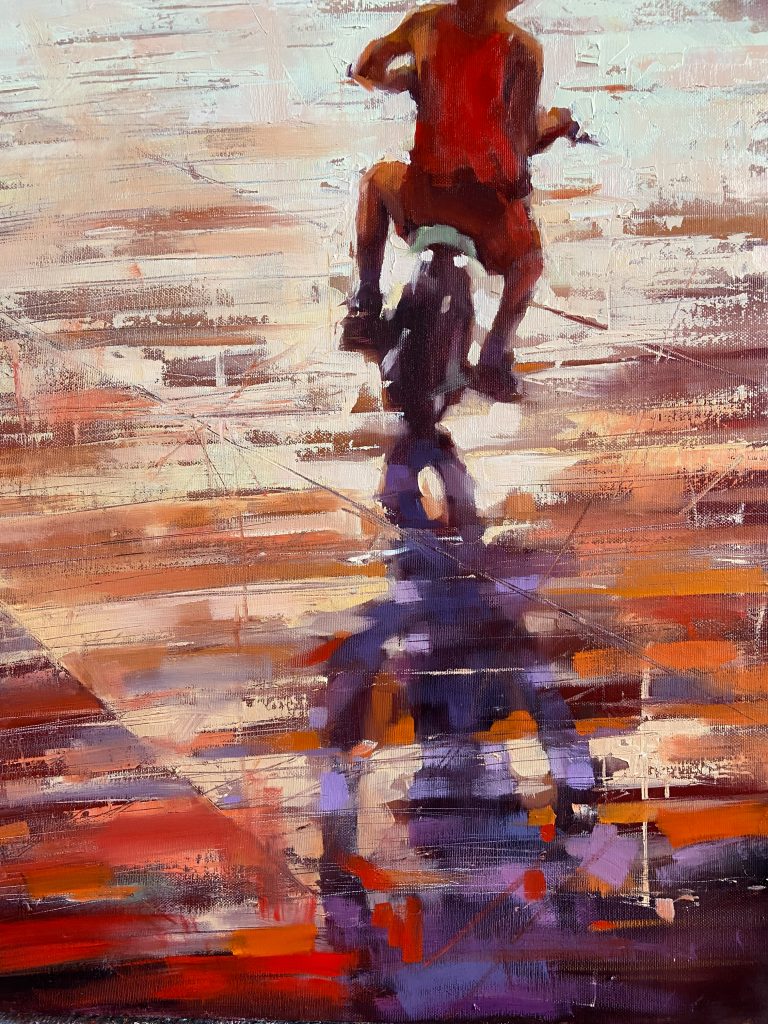 First Trip Oil Painting (2024) Igor Shulman Artist