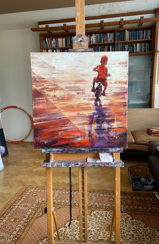 First Trip Oil Painting (2024) Igor Shulman Artist