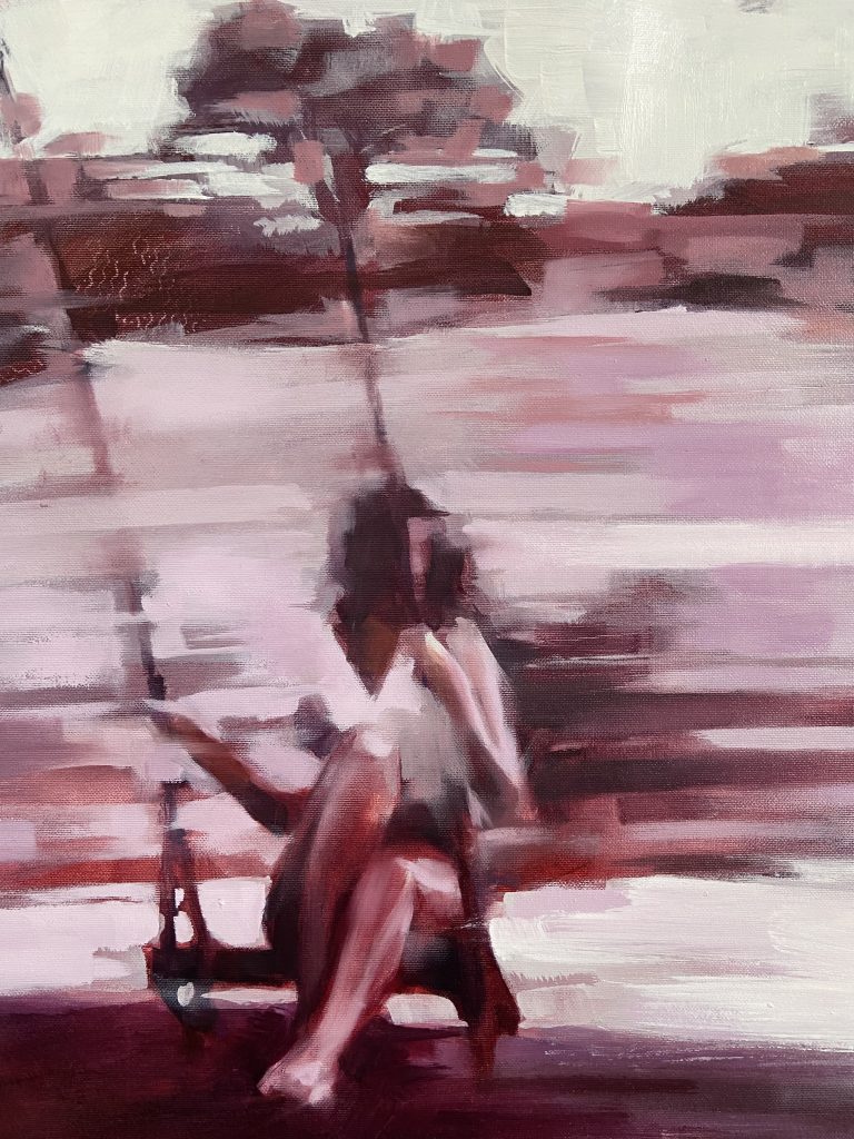 April Swing Oil Painting (2024) Igor Shulman