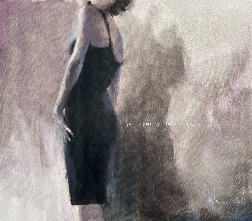Etude No. 377. In Front of a Mirror Oil Painting (2024) Igor Shulman