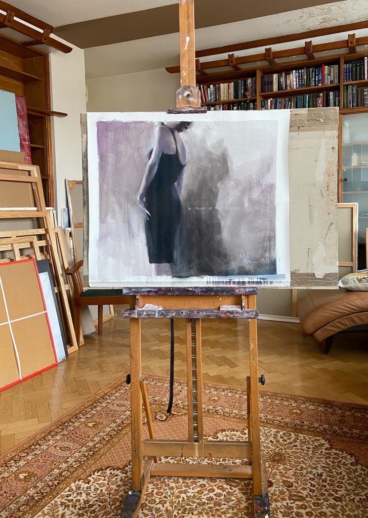 Etude No. 377. In Front of a Mirror Oil Painting (2024) Igor Shulman