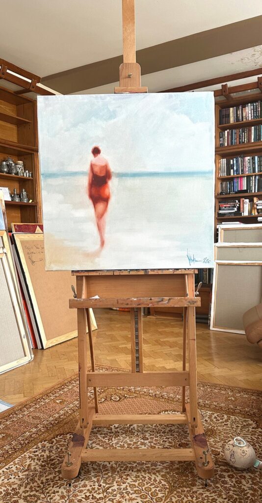 Sea Song Oil on Canvas – studio