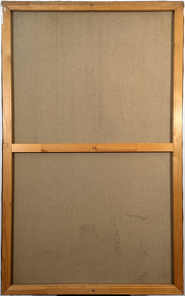 Reverse of Quadriptych for a Bar Interior #1 with handwritten inscription by Igor Shulman