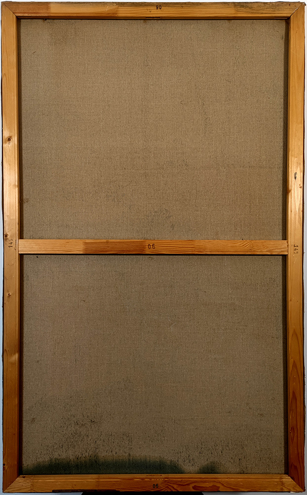 Reverse of Quadriptych for a Bar Interior #2 with handwritten inscription by Igor Shulman