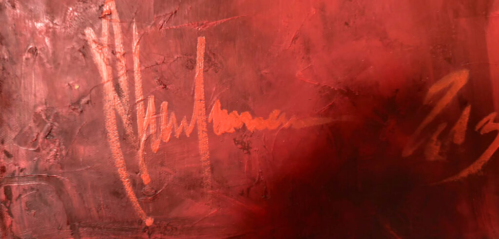 Igor Shulman's signature on Tender, 2013