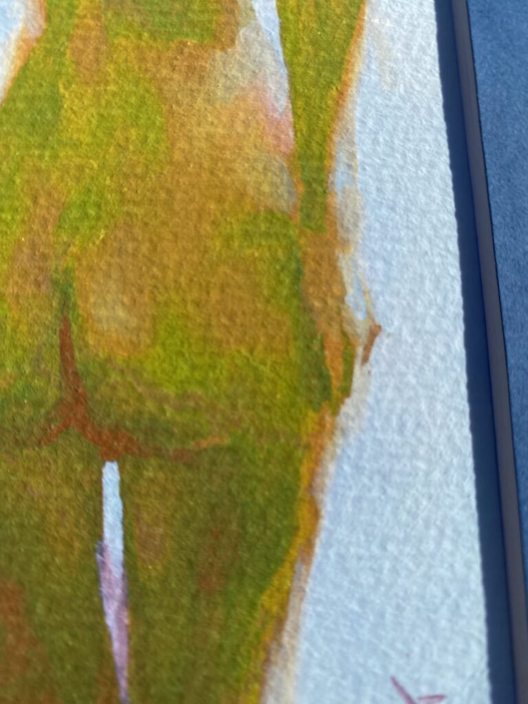 Woman Nude Study (2004) – Hips and Thighs Detail Detail of the hips and thighs in Woman Nude Study (2004) by Igor Shulman.