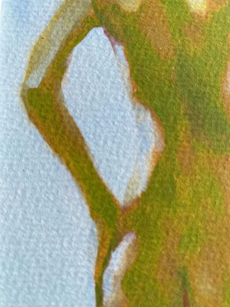 Woman Nude Study (2004) – Left Arm and Back Detail Detail of the bent left arm and back in Woman Nude Study (2004) by Igor Shulman.