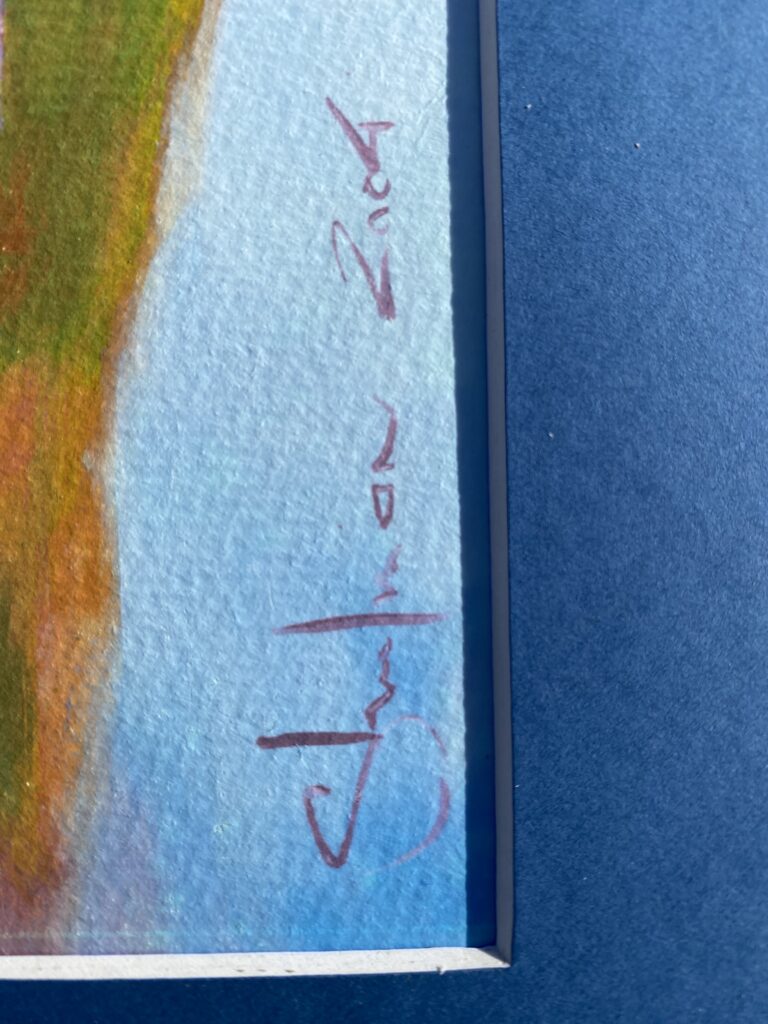 Woman Nude Study (2004) – Signature and Date by Igor Shulman Signature and 2004 date on Woman Nude Study by Igor Shulman.